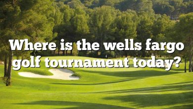 Where is the wells fargo golf tournament today?