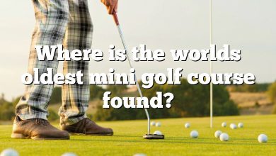 Where is the worlds oldest mini golf course found?