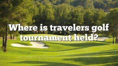 Where is travelers golf tournament held?