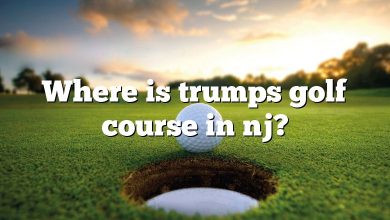 Where is trumps golf course in nj?