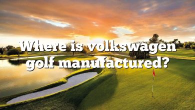 Where is volkswagen golf manufactured?