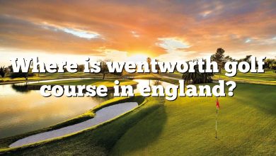 Where is wentworth golf course in england?