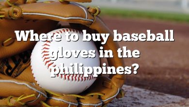 Where to buy baseball gloves in the philippines?