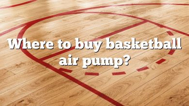 Where to buy basketball air pump?