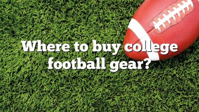 Where to buy college football gear?