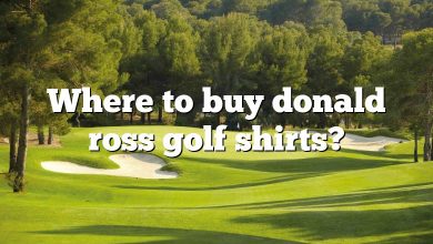 Where to buy donald ross golf shirts?