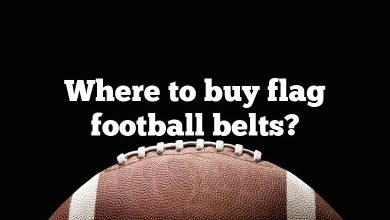 Where to buy flag football belts?