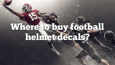 Where to buy football helmet decals?