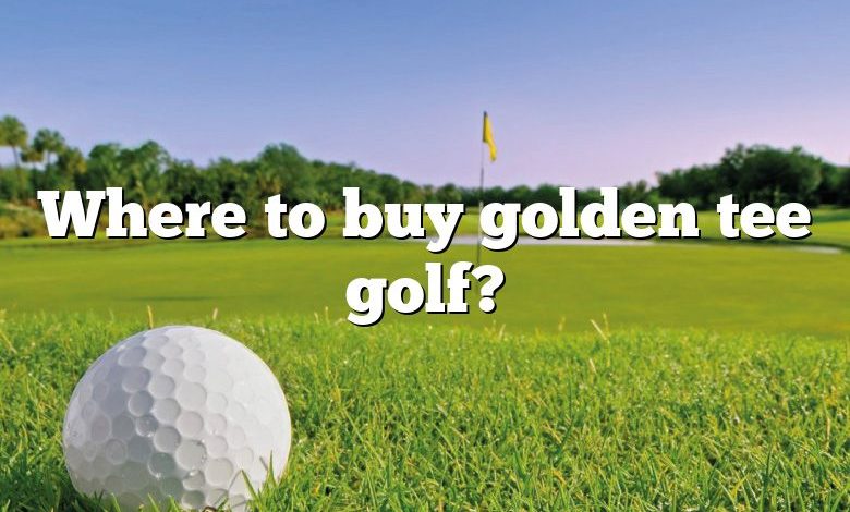 Where to buy golden tee golf?