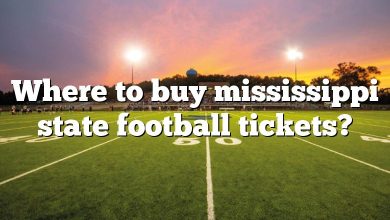 Where to buy mississippi state football tickets?