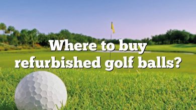 Where to buy refurbished golf balls?
