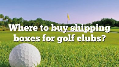 Where to buy shipping boxes for golf clubs?