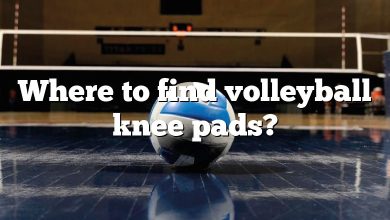 Where to find volleyball knee pads?