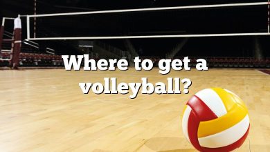 Where to get a volleyball?