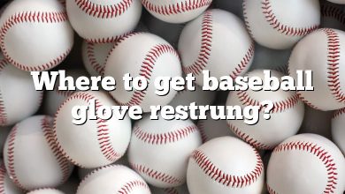 Where to get baseball glove restrung?