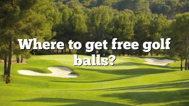 Where to get free golf balls?