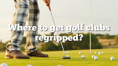 Where to get golf clubs regripped?