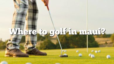 Where to golf in maui?