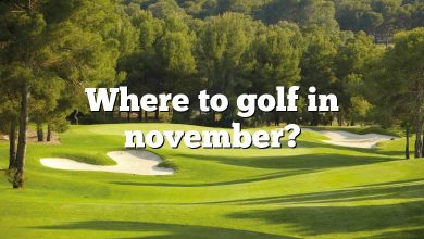 Where to golf in november?