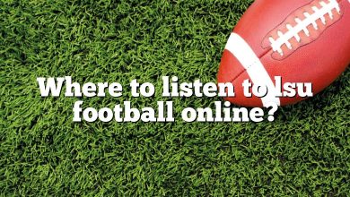Where to listen to lsu football online?