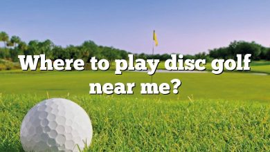 Where to play disc golf near me?