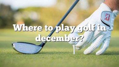 Where to play golf in december?