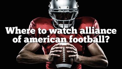 Where to watch alliance of american football?