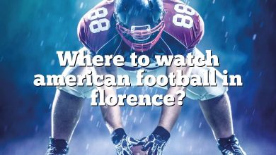 Where to watch american football in florence?