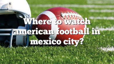 Where to watch american football in mexico city?