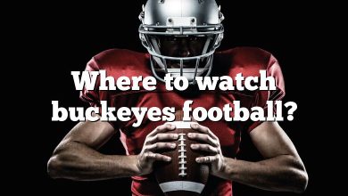 Where to watch buckeyes football?