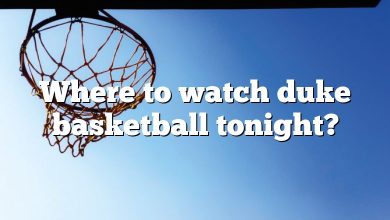 Where to watch duke basketball tonight?