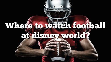 Where to watch football at disney world?