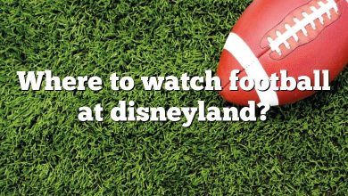 Where to watch football at disneyland?