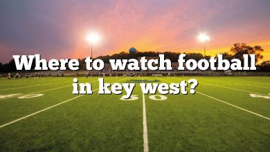 Where to watch football in key west?