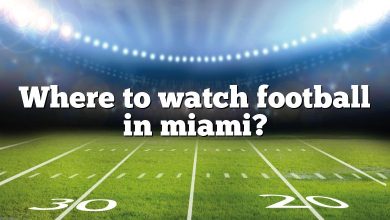 Where to watch football in miami?
