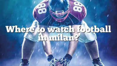 Where to watch football in milan?