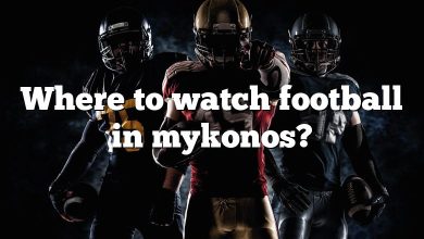 Where to watch football in mykonos?