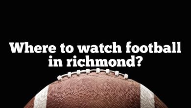 Where to watch football in richmond?
