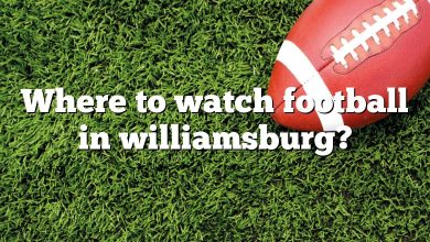 Where to watch football in williamsburg?