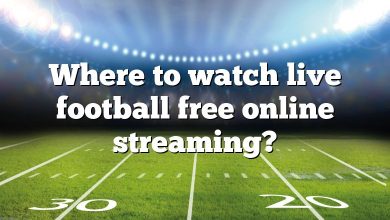 Where to watch live football free online streaming?