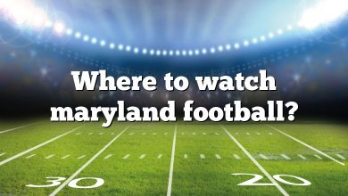 Where to watch maryland football?