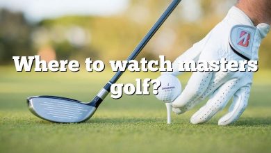 Where to watch masters golf?
