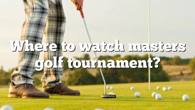 Where to watch masters golf tournament?