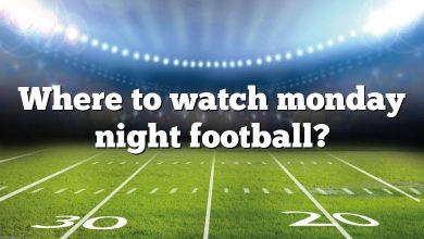 Where to watch monday night football?
