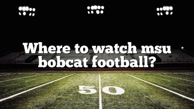 Where to watch msu bobcat football?
