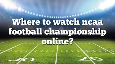 Where to watch ncaa football championship online?