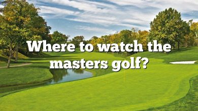 Where to watch the masters golf?