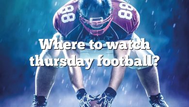 Where to watch thursday football?