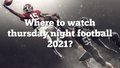 Where to watch thursday night football 2021?