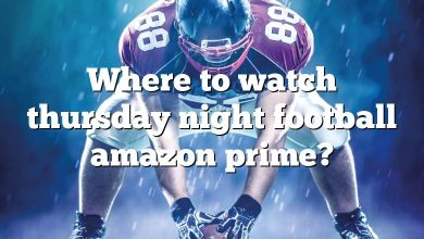 Where to watch thursday night football amazon prime?